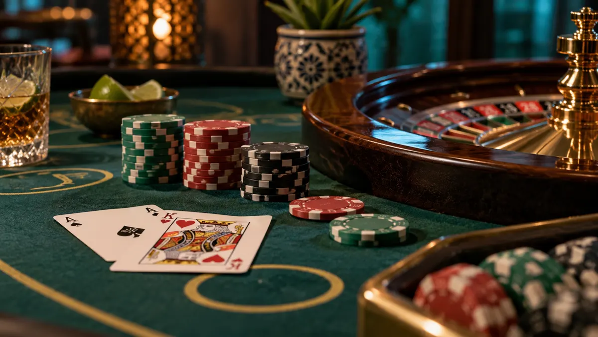 Cartas y fichas de juegos de mesa